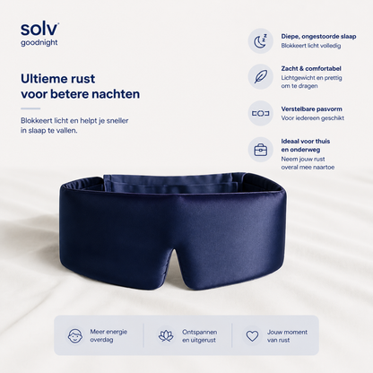 Solv Goodnight™ Zijden Slaapmasker